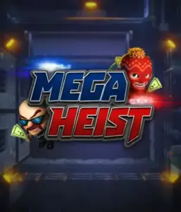 Enter the action-packed world of the Mega Heist game by Relax Gaming, showcasing mischievous characters ready to undertake a big score. This graphic depicts the excitement of the heist with its dynamic logo and a shadowy vault backdrop. Perfect for those who enjoy adventure-themed slots, providing a gripping adventure. 